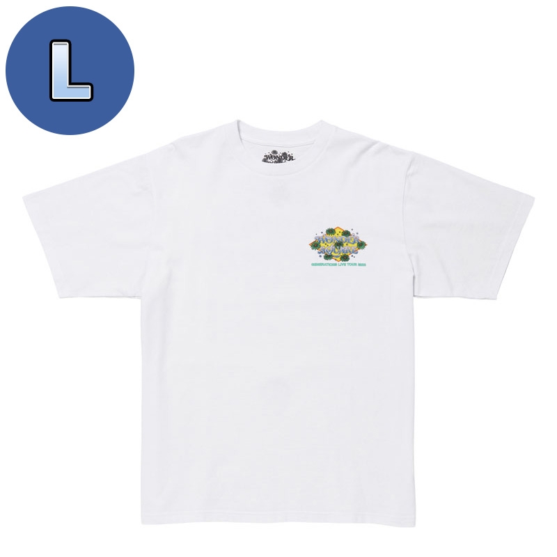 WONDER SQUARE ツアーTシャツ/WHITE/L : GENERATIONS from EXILE TRIBE 