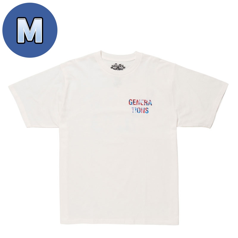 WONDER SQUARE ロゴTシャツ/WHITE/M : GENERATIONS from EXILE TRIBE