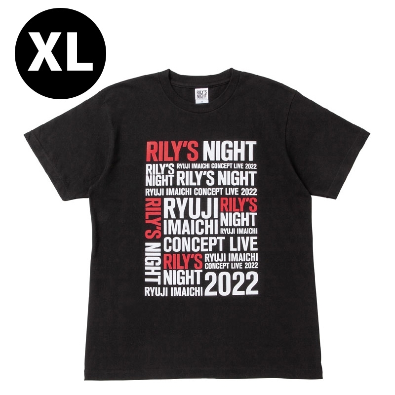 RILY'S NIGHT Tシャツ/BLACK/XL : RYUJI IMAICHI (今市隆二