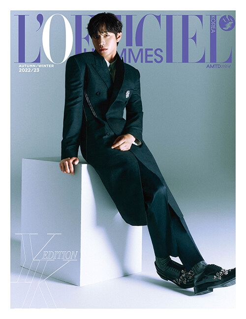 L'officiel Hommes 2022年秋冬号 表紙: アン・ヒョソプ A : Magazine 