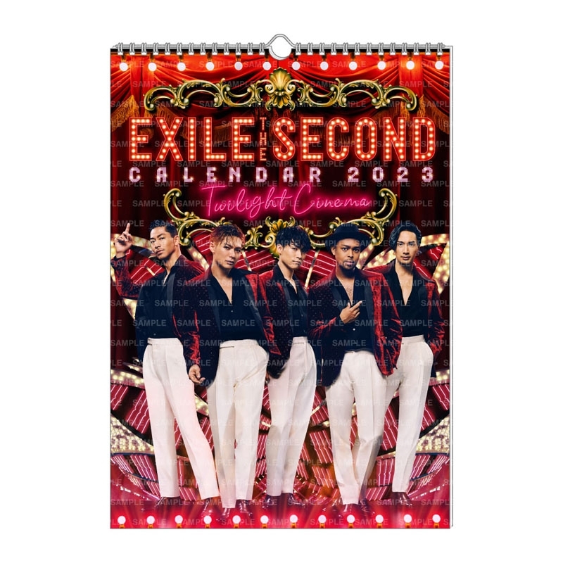 EXILE THE SECOND 2023 カレンダー/壁掛け : EXILE THE SECOND