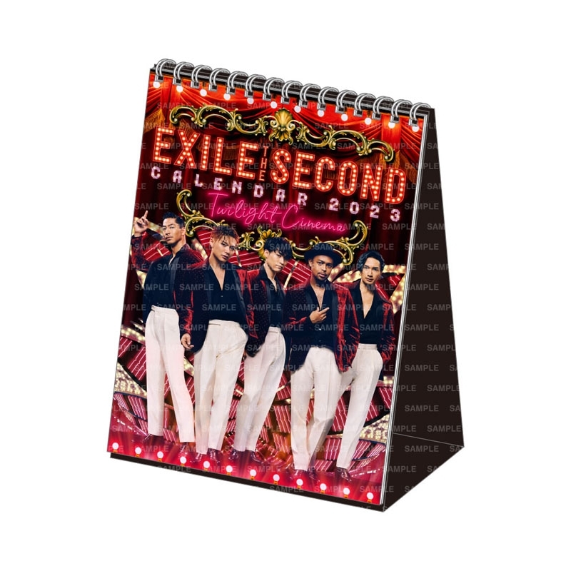 EXILE THE SECOND 2023 カレンダー/卓上 : EXILE THE SECOND