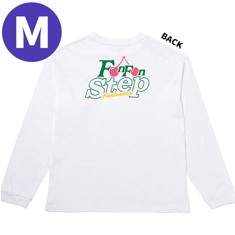 FAN FAN STEP ロングスリーブTシャツ/WHITE/M : FANTASTICS from EXILE TRIBE | HMVu0026BOOKS  online - 13122110068