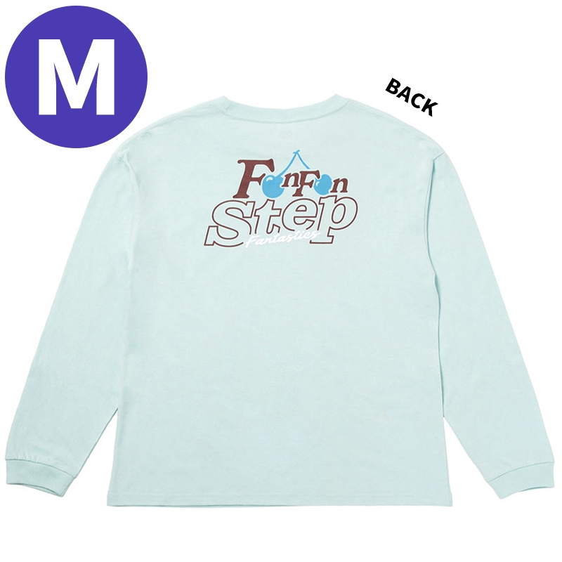 FAN FAN STEP ロングスリーブTシャツ/MINT BLUE/M : FANTASTICS from