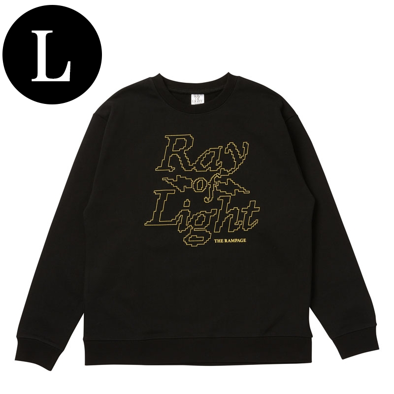 RAY OF LIGHT スウェット/BLACK/L : THE RAMPAGE from EXILE TRIBE