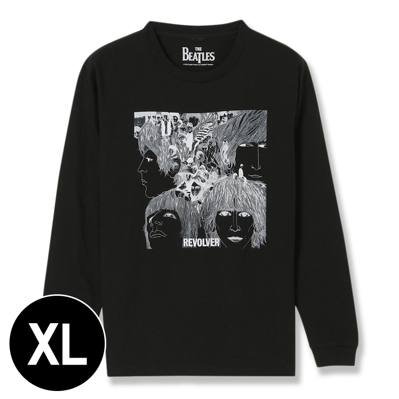 Revolver Cover Tracklist L/S Tee Black（SIZE：XL） : The Beatles