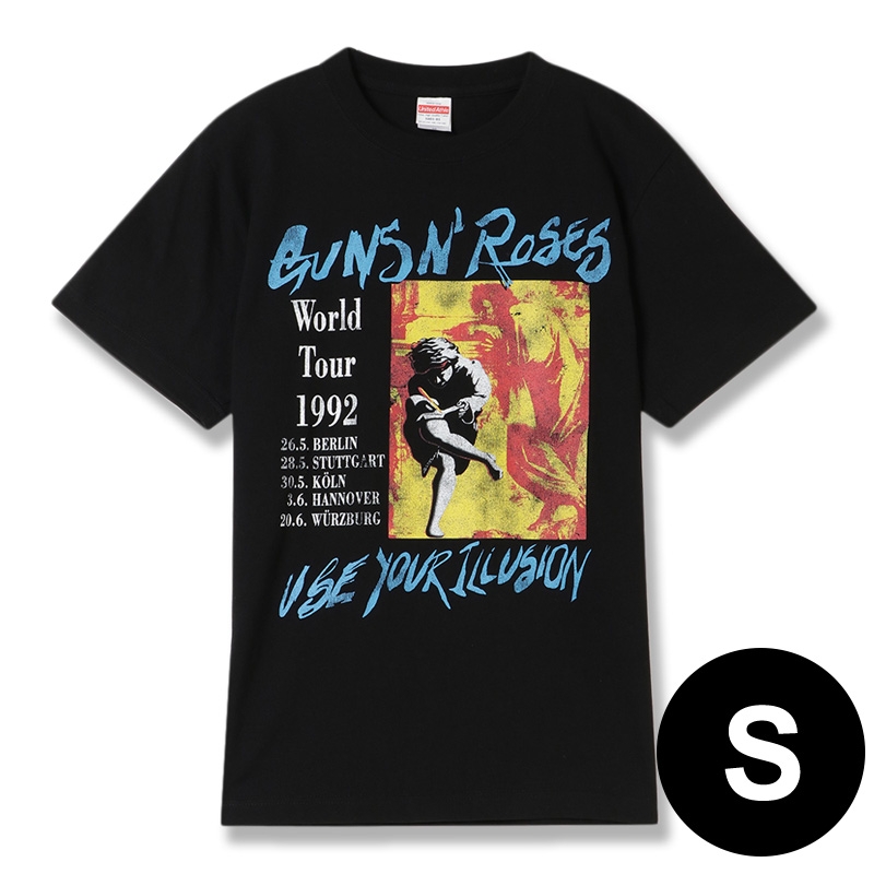 World Tour 1992 Use Your Illusion Tシャツ（Black） サイズS : Guns ...