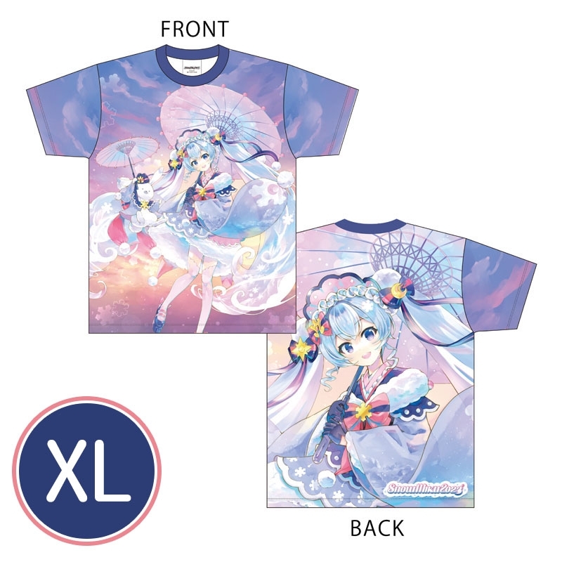 フルグラフィックTシャツ（XL） / SNOW MIKU 2023 : 初音ミク