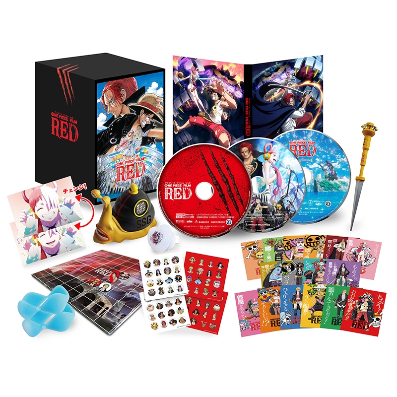 ONE PIECE FILM RED デラックス・リミテッド・エディション（初回生産限定）［4K ULTRA HD Blu-ray＆Blu-ray]  : ONE PIECE | HMVu0026BOOKS online - BSTD-20742