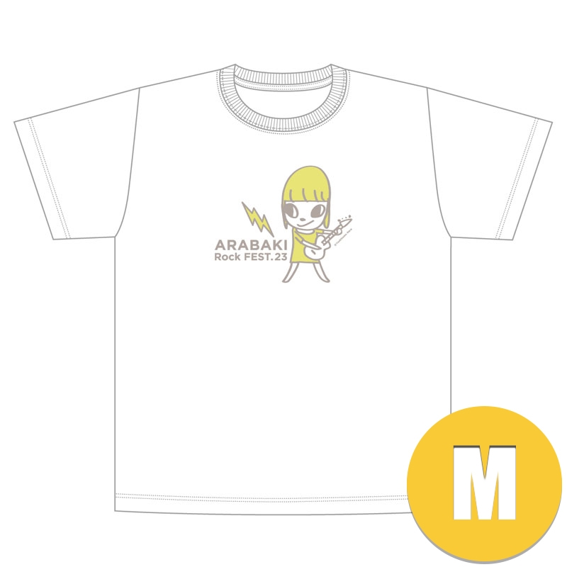 荒吐×奈良美智 Tシャツ＜ホワイト＞M : ARABAKI ROCK FEST | HMV&BOOKS online - 2023ARABAKI101