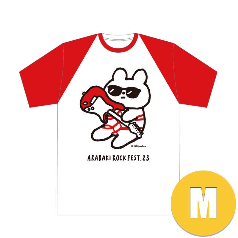 通販生活 ファッション 荒吐×きっこうちゃん ラグランTシャツ＜ホワイト×レッド＞M その他