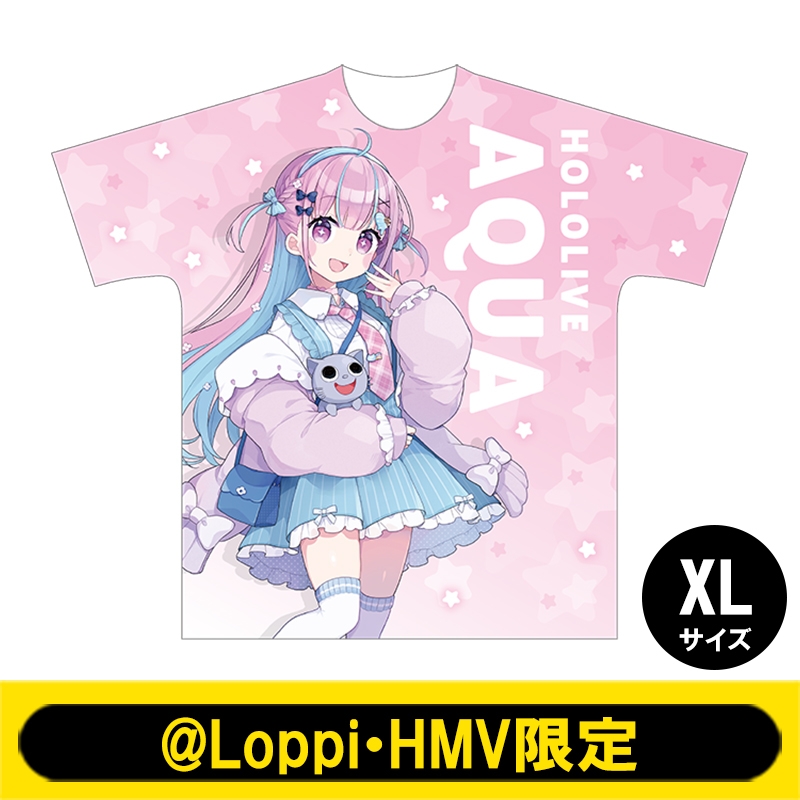 フルグラフィックTシャツXL(湊あくあ)【@Loppi・HMV限定