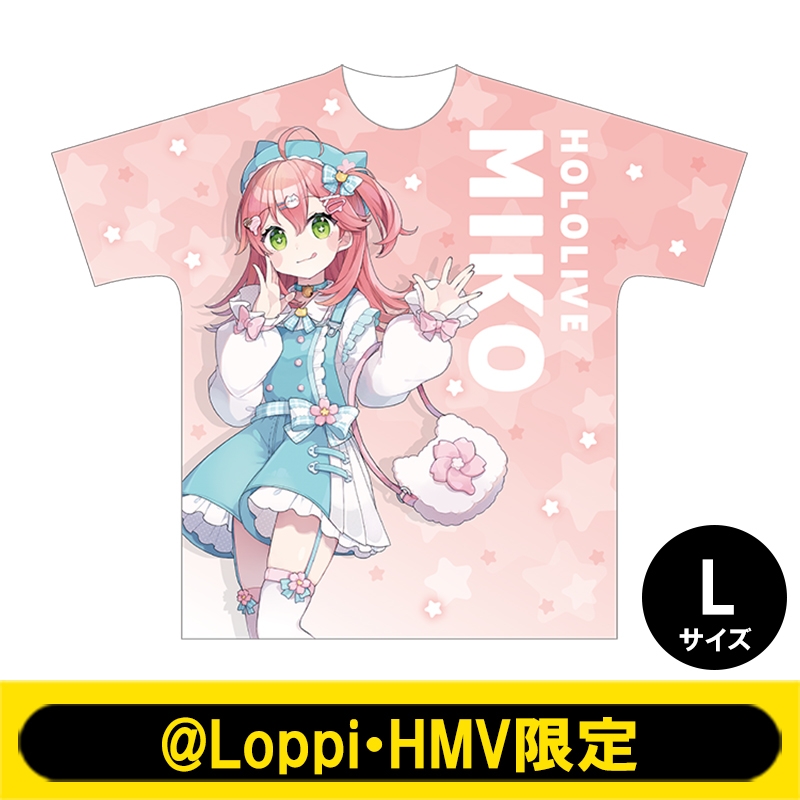 フルグラフィックTシャツL(さくらみこ)【@Loppi・HMV限定