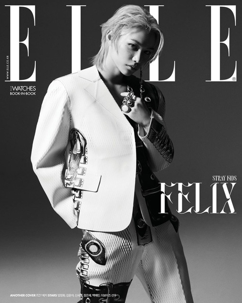 ELLE 2023年5月号（Korea）【表紙：フィリックス（Stray Kids）C