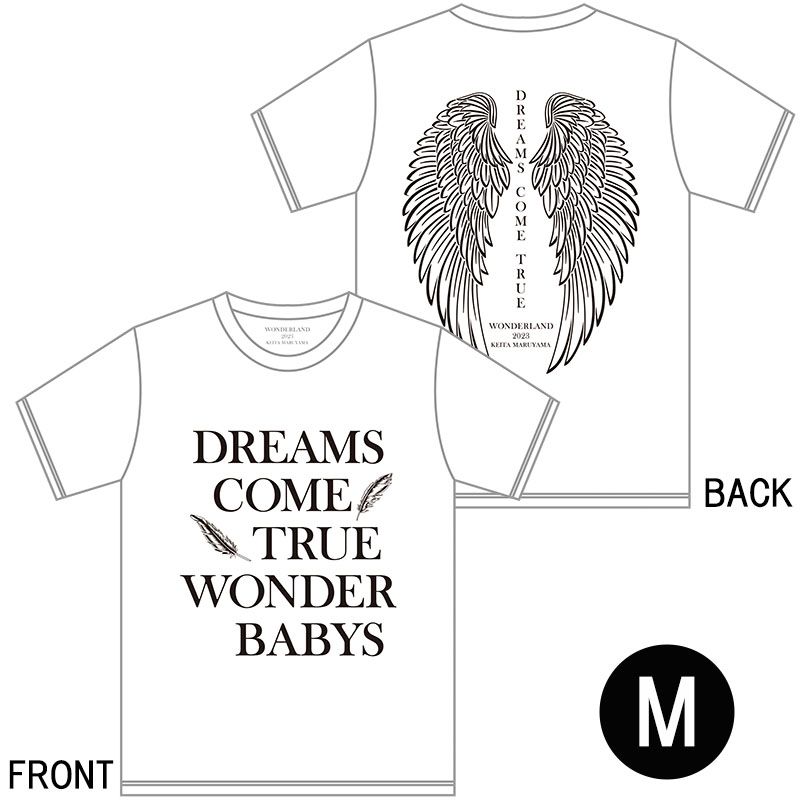 DWL2023×KEITA MARUYAMA BIG-Tシャツ M（WHITE×BLACK） / DREAMS COME