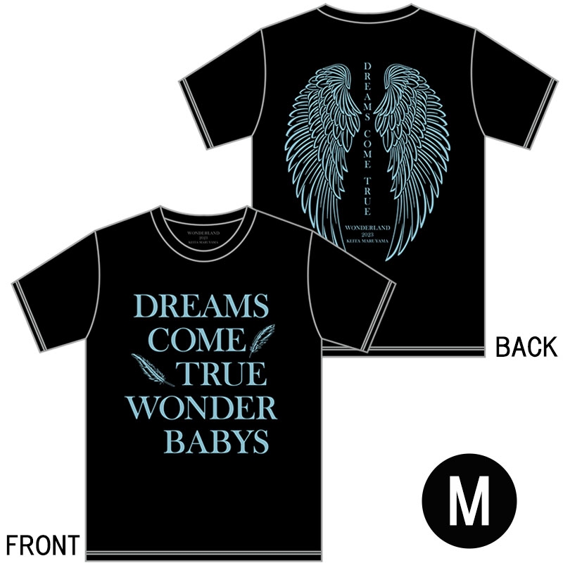 DWL2023×KEITA MARUYAMA BIG-Tシャツ M（BLACK×SAXE BLUE） / DREAMS 