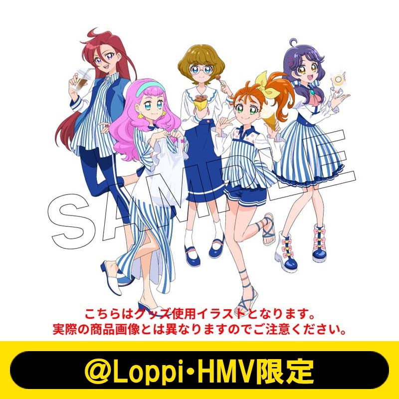 ドキドキプリキュア アクリルスタンド 缶バッジ ローソン 限定 キュア