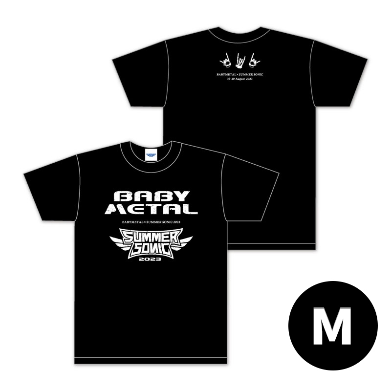 SUMMER SONIC × BABYMETAL Collaboration T-Shirt（M）ブラック ...