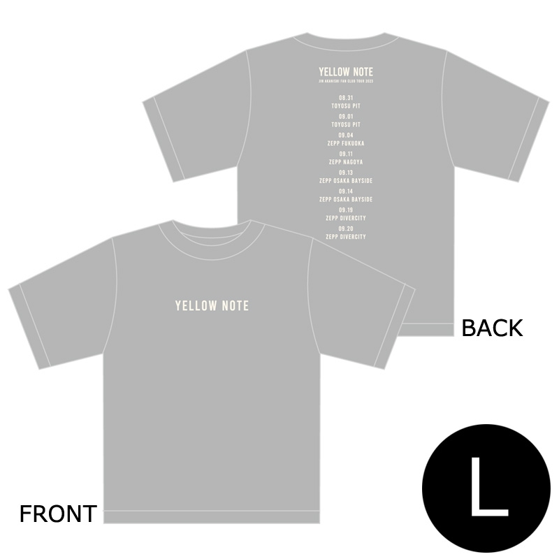 Tシャツ L / JIN AKANISHI FAN CLUB TOUR 2023 