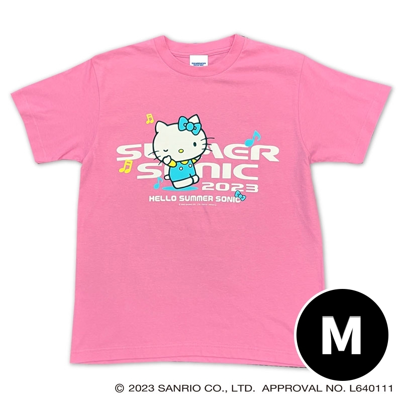 SUMMER SONIC｜HELLO KITTY Collaboration T-Shirt (M)ピンク : SUMMER