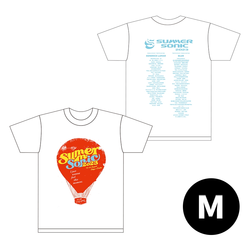 気球Tシャツ （M）ホワイト : SUMMER SONIC | HMV&BOOKS online - SS23234