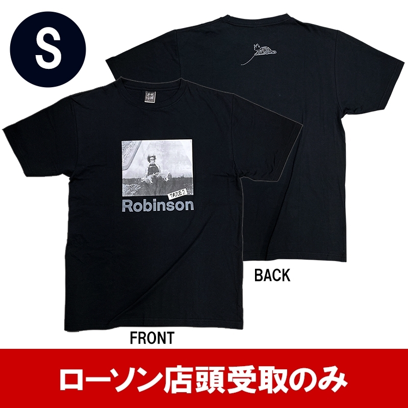 水曜どうでしょうロビンソンTシャツ （黒）S : 水曜どうでしょう