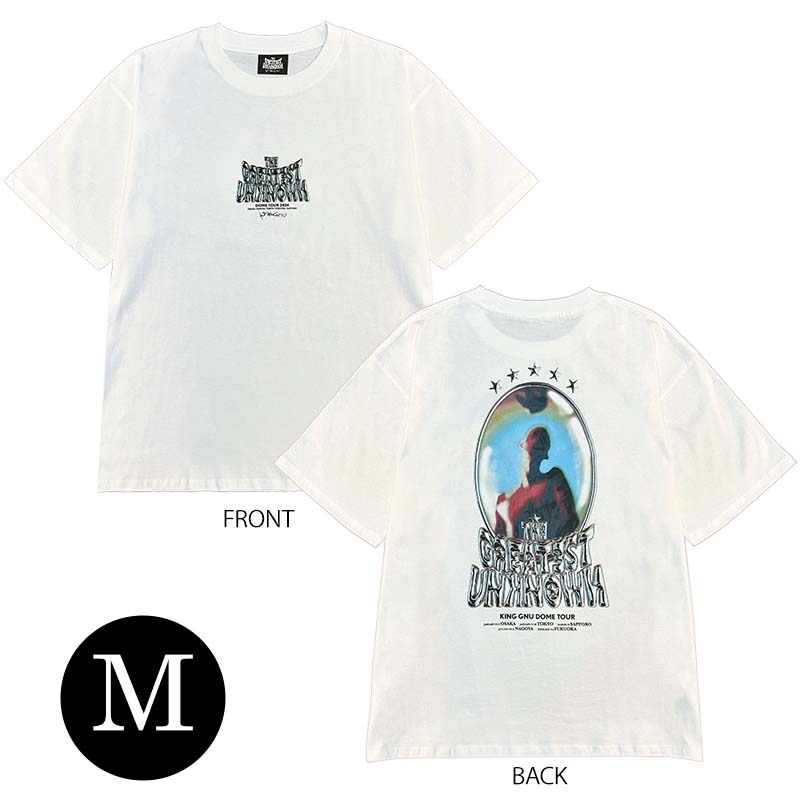 King Gnu 2019AW TOUR Tシャツ ホワイト M ※難あり