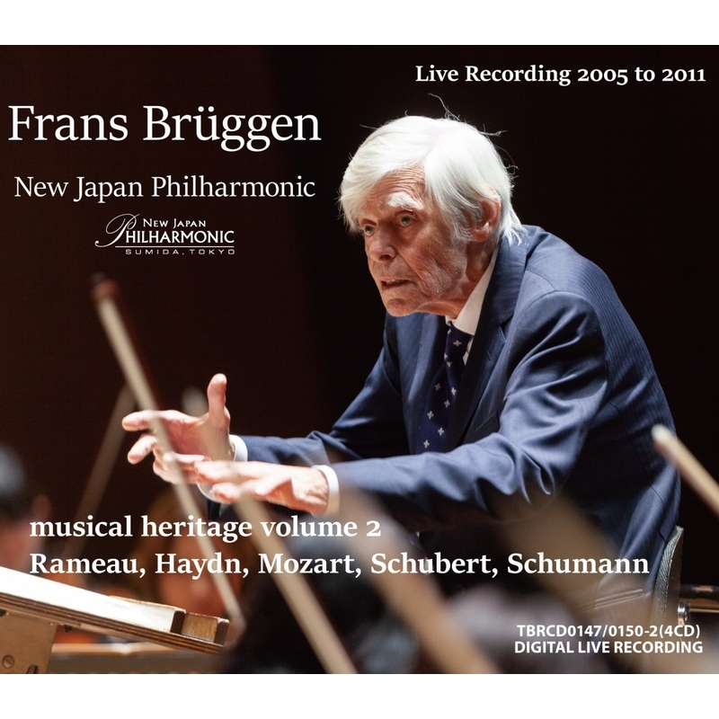 Symphonies -Haydn, Schumann, Schubert, Mozart : Frans Bruggen / New Japan  Philharmonic (Live 2005-2009)(4CD) | HMV&BOOKS online : Online Shopping &  Information Site - TBRCD-147/50-2 [English Site]