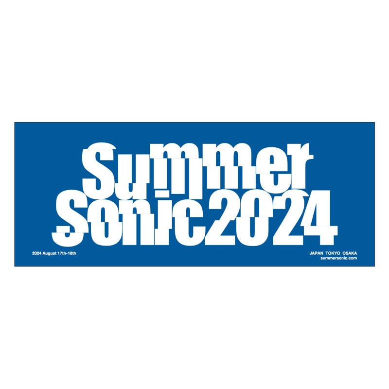 フェイスタオル テキスト : SUMMER SONIC | HMV&BOOKS online - SS24043