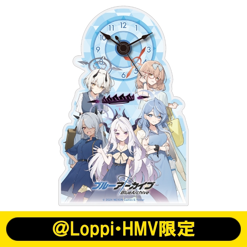 アクリルクロック【＠Loppi・HMV限定】 : ブルーアーカイブ