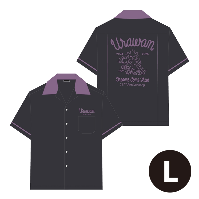 KEITAMARUYAMA×ウラワン2024/2025 BOWLING SHIRTS（BLACK）L