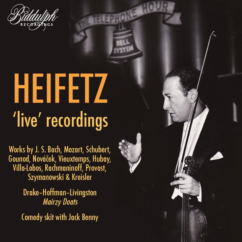 Jascha Heifetz : Radio Live Recordings 1942-1954 | HMV&BOOKS