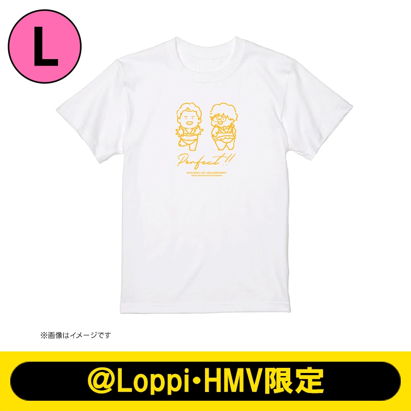 マユリカのうなげろりん!！！オリジナルTシャツ 白（Perfect!!/L