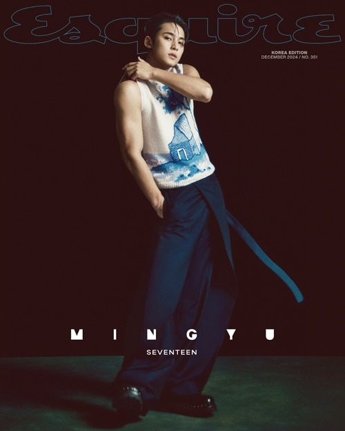 Esquire 2024年 12月号(Korea)【表紙：ミンギュ（SEVENTEEN）B