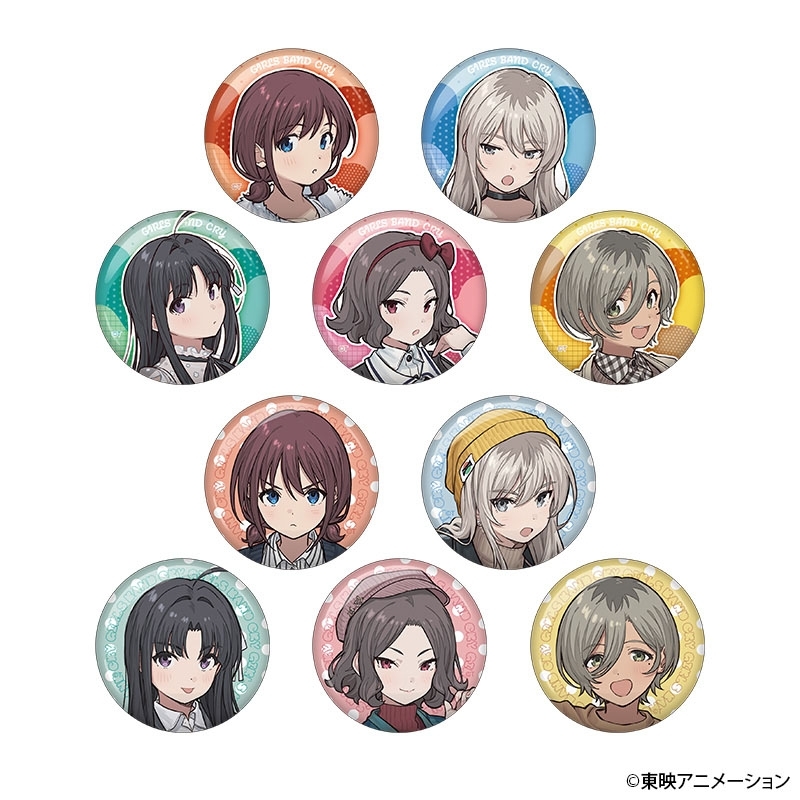 トレーディング缶バッジ 1BOX（全10種セット） : ガールズバンド