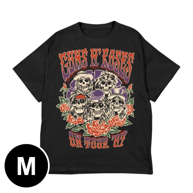 On Tour'87 S/S Tee Black（M） : Guns N' Roses | HMV&BOOKS