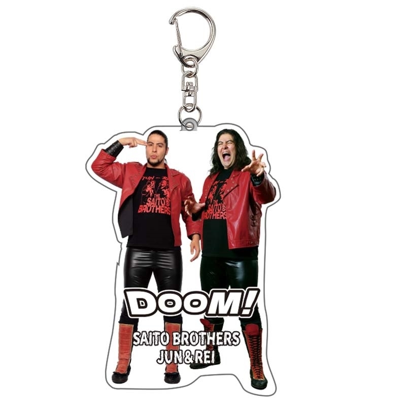 斉藤ブラザーズ　アクリルスタンド　アクリルキーホルダー　セット アクリルキーホルダー 斉藤ブラザーズ : 全日本プロレス