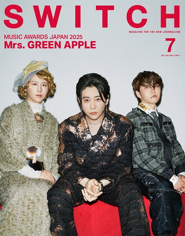 SWITCH Vol.43 No.7 W MUSIC AWARDS JAPAN 2025i\FMrs.GREEN APPLEj