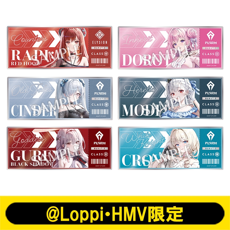 チケット風カード6枚セット【@Loppi・HMV限定】 : 勝利の女神