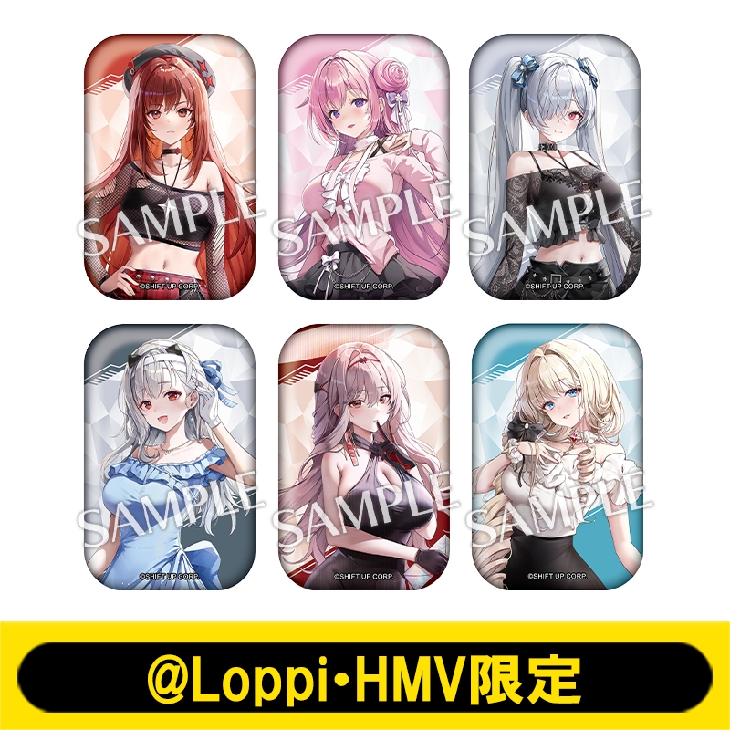 スクエア缶バッジ6個セット【@Loppi・HMV限定】 : 勝利の女神