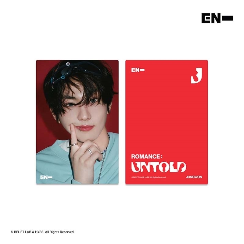 ENHYPEN 3D LENTICULAR POSTCARD（ROMANCE UNTOLD Ver.）JUNGWON