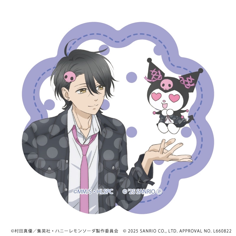 ダイカットステッカー（高嶺友哉×クロミ）/ ハニーレモンソーダ