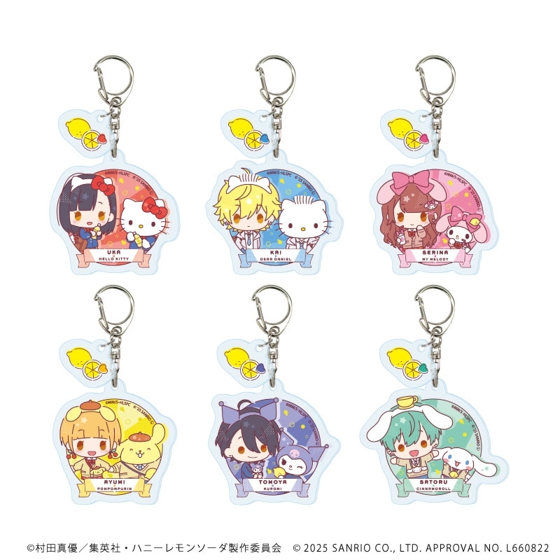 バニーコスチューム アクリルキーホルダー 6個セット バニーコスチューム アクリルキーホルダー 6個セット バニー