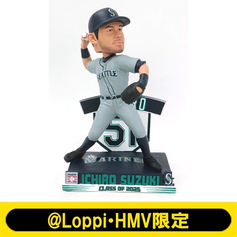 510体限定 イチロー ボブルヘッド 野球殿堂 レーザービームＶｅｒ． 510個限定シリアル番号入り＞MLB 2025 アメリカ野球殿堂入り記念