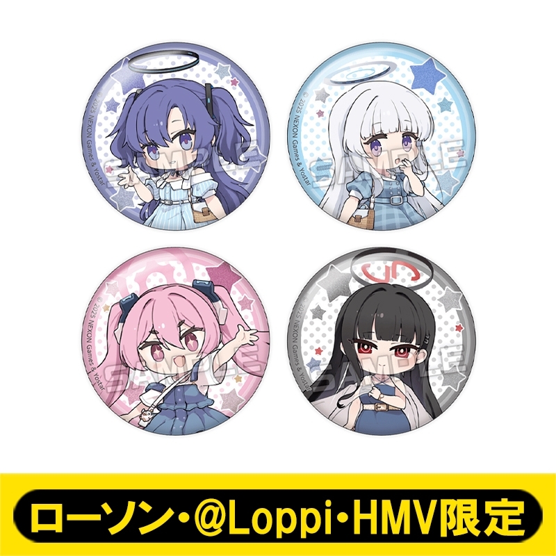 コンパス ラヴィ ローソン 缶バッジセット 缶バッジセットC ミニキャライラスト（コクリコット/マリア