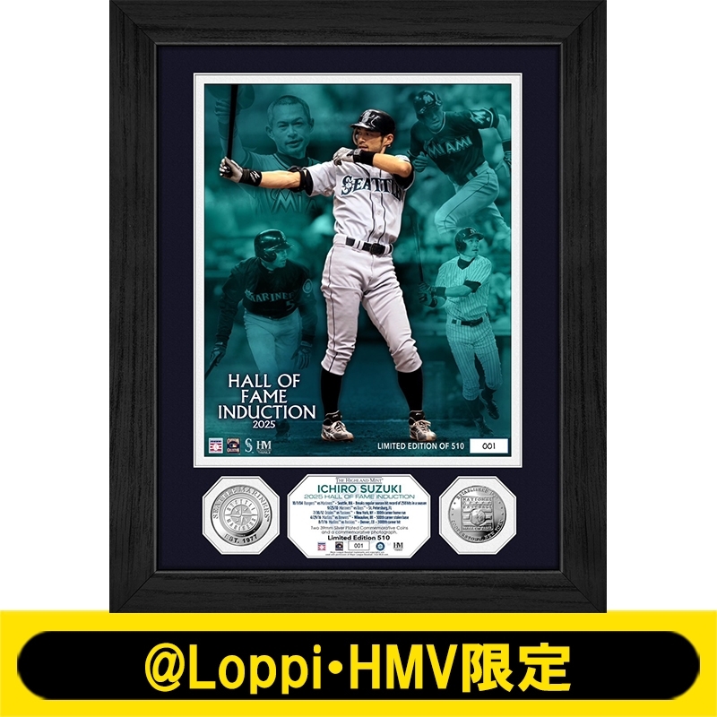 数々の賞を受賞 510個限定生産＞イチロー ダブルコインフォト 殿堂入り記念 MLB 記念グッズ