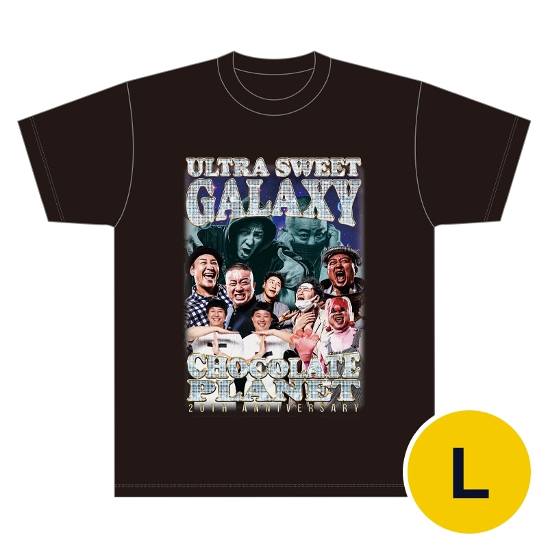 ULTRA SWEET GALAXY フェスTシャツ（L） : チョコレート