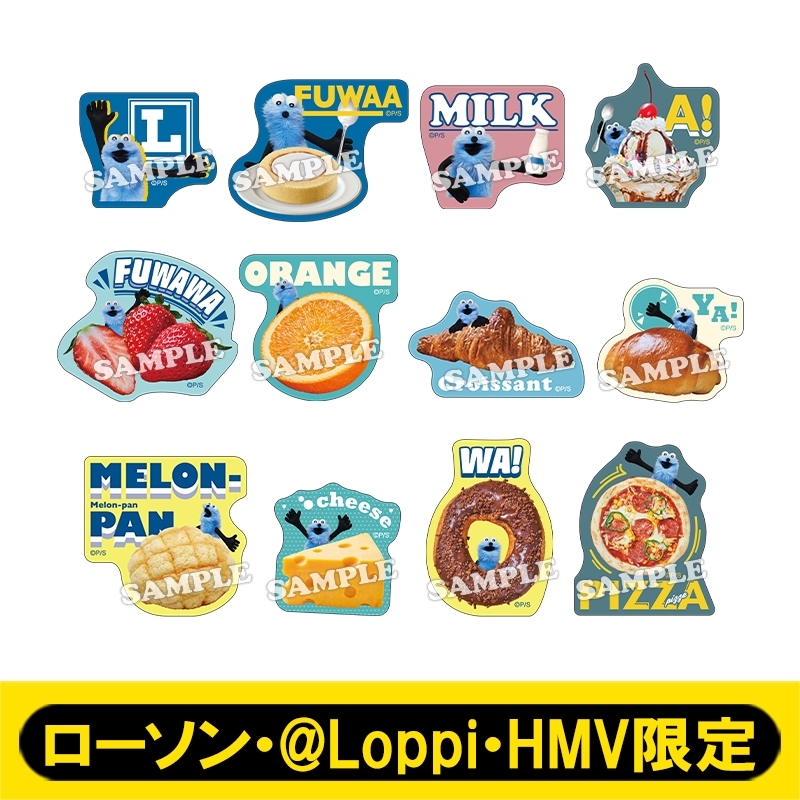 パペットスンスン × ローソン ステッカー SUNSUN 全4種 セット パペットスンスン × ローソン ステッカーセット SUNSUN 全4種