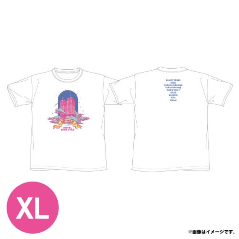 T-shirts White（XL）/ EBiDAN THE LIVE 2025 HOTEL NINE STAR