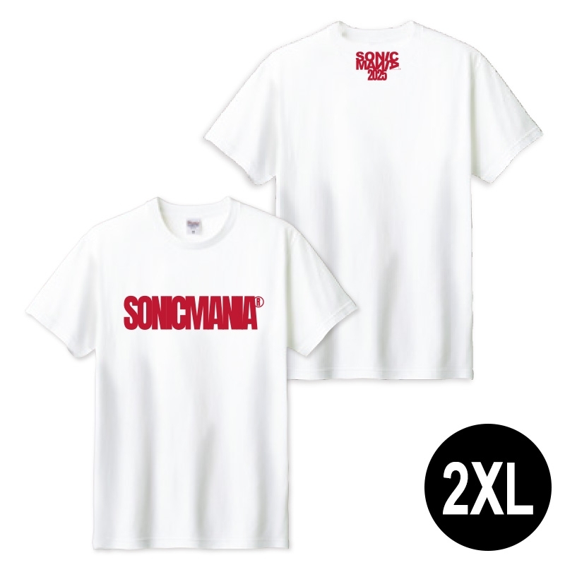SONICMANIA 2025 Tシャツ 白/XL ソニックマニア SONICMANIA 2025 Tシャツ 白/XL ソニックマニア